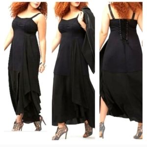 Lane Bryant Lace Up Back Dress